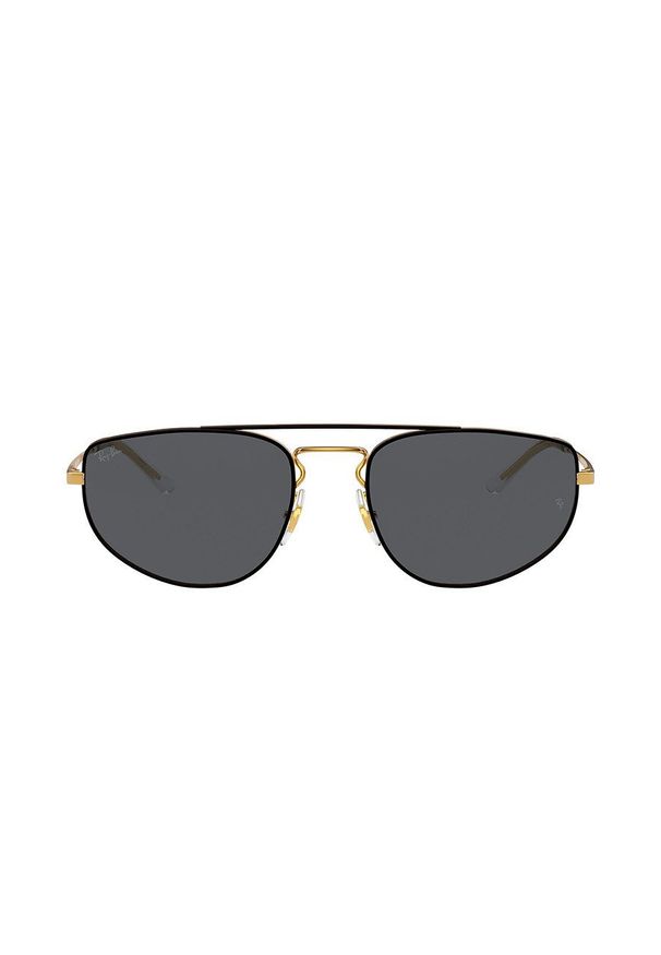 Ray-Ban - Okulary RB3668. Kształt: okrągłe. Kolor: czarny