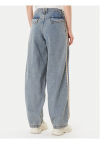 Adidas - adidas Jeansy Premium Essentials JY2868 Niebieski Wide Leg. Kolor: niebieski