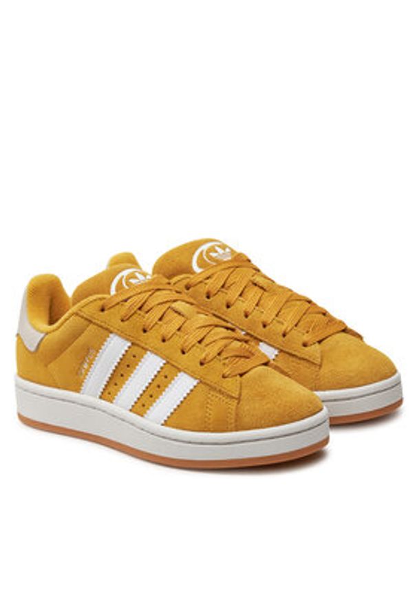 Adidas - adidas Sneakersy Campus 00s J IG9157 Żółty. Kolor: żółty. Materiał: zamsz, skóra. Model: Adidas Campus