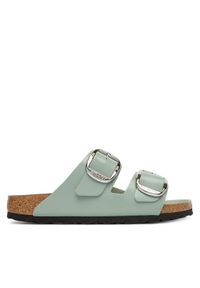 Birkenstock Klapki Arizona Big Buckle Hex 1031882 Zielony. Kolor: zielony. Materiał: skóra #1