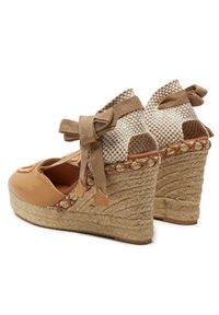 Hispanitas Espadryle HV243383 Brązowy. Kolor: brązowy. Materiał: materiał #3