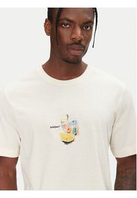 Jack & Jones - Jack&Jones T-Shirt Varenna 12273162 Beżowy Regular Fit. Kolor: beżowy. Materiał: bawełna #3