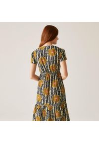 Regatta - Sukienka casual damska Orla Kiely Tiered Midi. Kolor: żółty. Materiał: bawełna