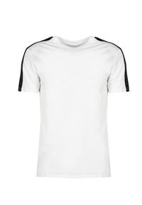 Les Hommes T-shirt | LF224100-0700-1009 | Round Neck | Mężczyzna | Biały. Okazja: na co dzień. Kolor: biały. Materiał: bawełna. Wzór: aplikacja. Styl: casual #4