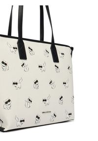 Karl Lagerfeld - KARL LAGERFELD Torebka B3W30349 Biały. Kolor: biały. Materiał: skórzane #3