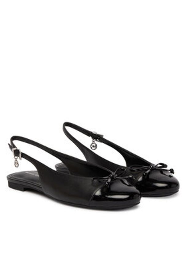 MICHAEL Michael Kors Baleriny Piper Sling 40S6PIFP2L Czarny. Kolor: czarny. Materiał: skóra