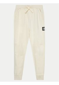 COCCODRILLO - Coccodrillo Spodnie dresowe WC4120104CEJ Écru Regular Fit. Materiał: bawełna #1