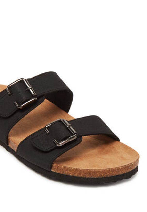 ONLY Shoes Klapki Onlmaxi 13 15331392 Czarny. Kolor: czarny. Materiał: materiał