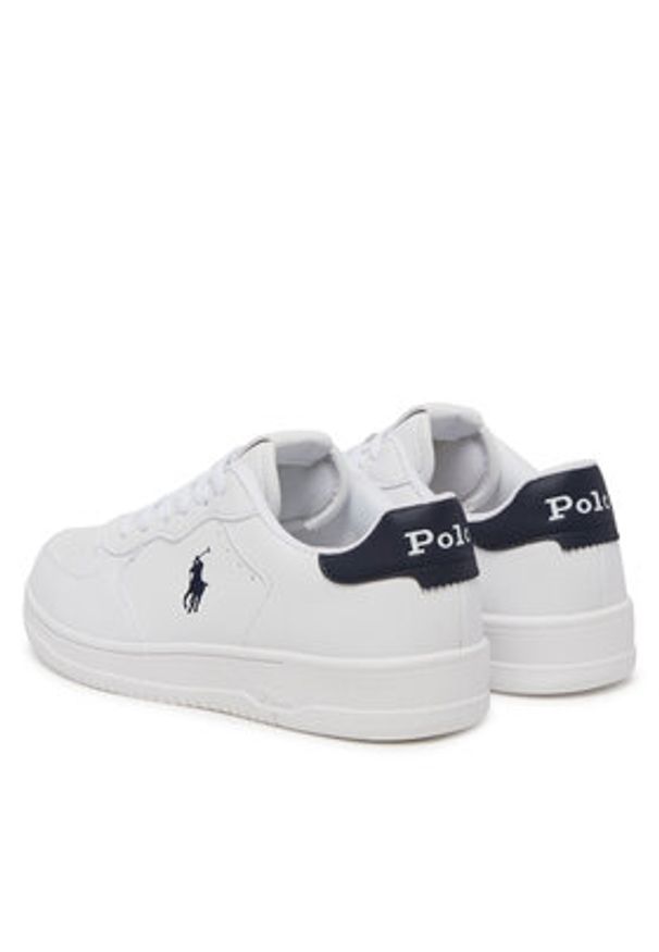 Polo Ralph Lauren Sneakersy RL02436102 Biały. Kolor: biały. Materiał: skóra
