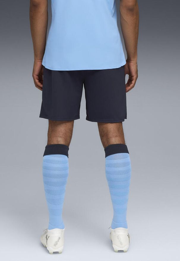 Puma - Męskie szorty Manchester City 25/26 PUMA Deep Navy Team Light Blue. Kolor: niebieski. Materiał: tkanina. Sport: piłka nożna