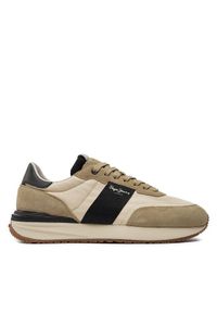 Pepe Jeans Sneakersy Buster Tape PMS60006 Beżowy. Kolor: beżowy. Materiał: materiał