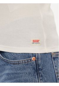 Levi's® Bluzka Dry Goods A7312-0000 Écru Slim Fit. Materiał: bawełna, syntetyk