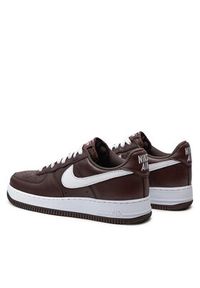 Nike Sneakersy Air Fore 1 Low Retro Qs FD7039 200 Brązowy. Kolor: brązowy. Materiał: skóra