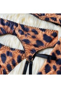 Intica - Zestaw bielizny sześcioczęściowy elegancki Antonella. Materiał: materiał, skóra #4