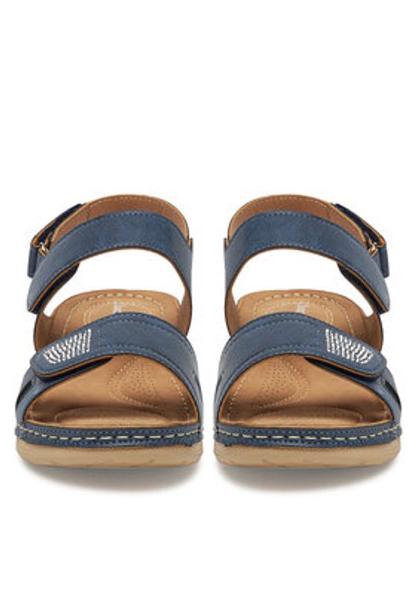 Clara Barson Sandały WFA3741-1 Granatowy. Kolor: niebieski. Materiał: syntetyk, materiał