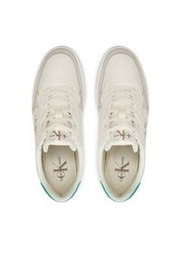 Calvin Klein Jeans Sneakersy Classic Cupsole Low Lth Ml YM0YM00885 Écru #6