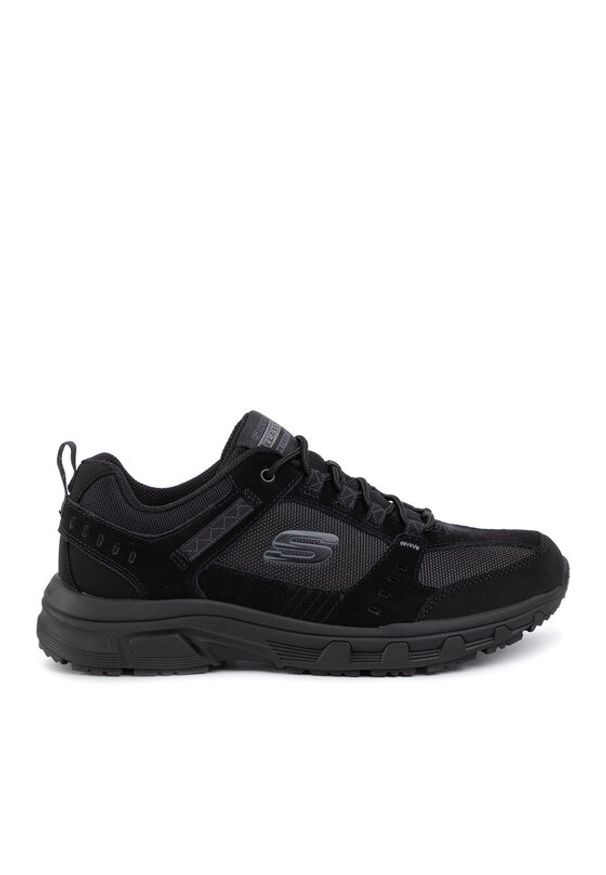 skechers - Skechers Trekkingi Oak Canyon 51893/BBK Czarny. Kolor: czarny. Materiał: materiał. Sport: turystyka piesza