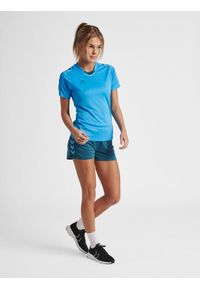 Hummel Core XK Poly Jersey S/S Woman. Kolor: niebieski. Materiał: jersey