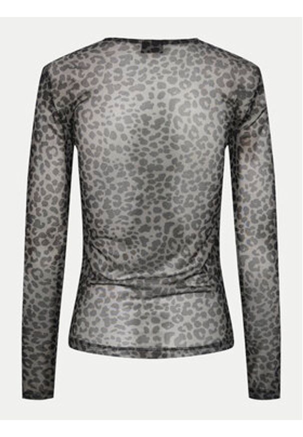 Pieces Bluzka 17141116 Czarny Slim Fit. Kolor: czarny. Materiał: syntetyk