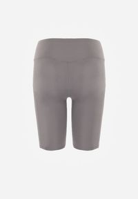 Renee - Ciemnoszare Szorty Kolarki High Waist Ellisovia. Okazja: na co dzień. Stan: podwyższony. Kolor: szary. Styl: casual, elegancki #4