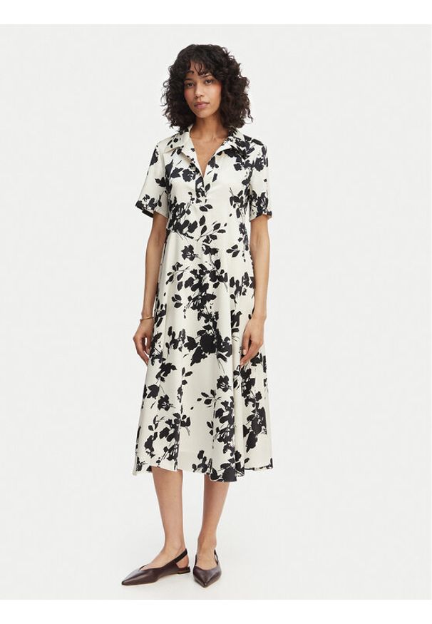 MAX&Co. Sukienka letnia Balta 2616221073200 Biały Regular Fit. Kolor: biały. Materiał: syntetyk. Sezon: lato