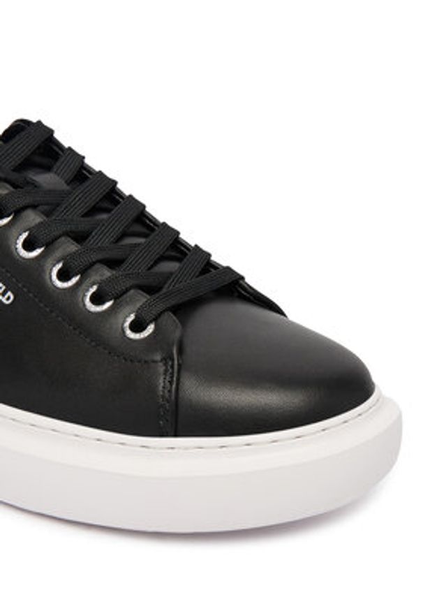 Karl Lagerfeld - KARL LAGERFELD Sneakersy Kore KL56525 Czarny. Kolor: czarny. Materiał: skóra