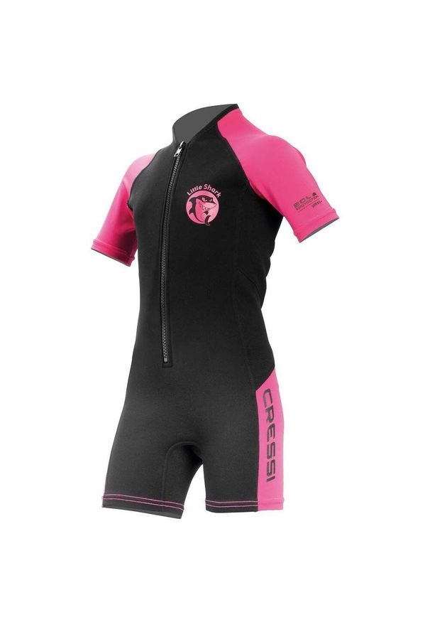 CRESSI - Pianka neoprenowa dziecięca Cressi Little Shark Jr Pink 3/4. Kolor: różowy. Materiał: neopren