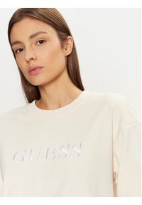 Guess Bluza O5RQ03 KCO31 Brązowy Regular Fit. Kolor: brązowy. Materiał: bawełna #4