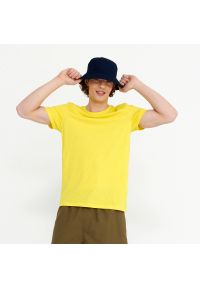 House - T-shirt z bawełny organicznej - Żółty. Kolor: żółty. Materiał: bawełna