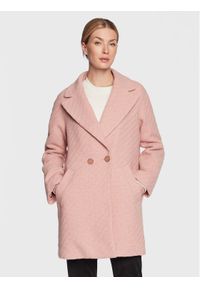 Guess Płaszcz przejściowy Ginny W3RL13 WF5I0 Różowy Relaxed Fit. Kolor: różowy. Materiał: syntetyk #1