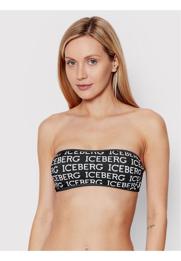 Iceberg Góra od bikini ICE2WTP11 Czarny. Kolor: czarny. Materiał: syntetyk