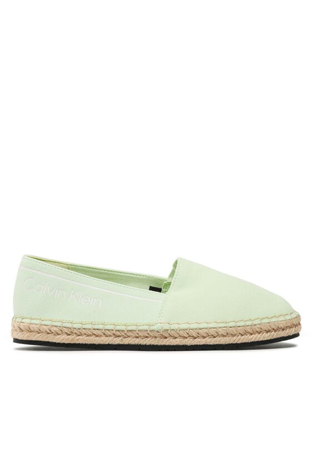 Calvin Klein Espadryle Esapdrille He-Canvas HW0HW01546 Zielony. Kolor: zielony. Materiał: materiał