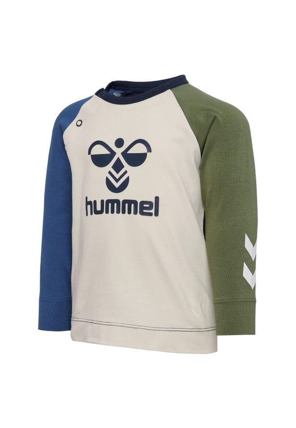Koszulka z długim rękawem dla chłopca Hummel Assym. Kolor: niebieski. Materiał: bawełna. Długość rękawa: długi rękaw. Długość: długie