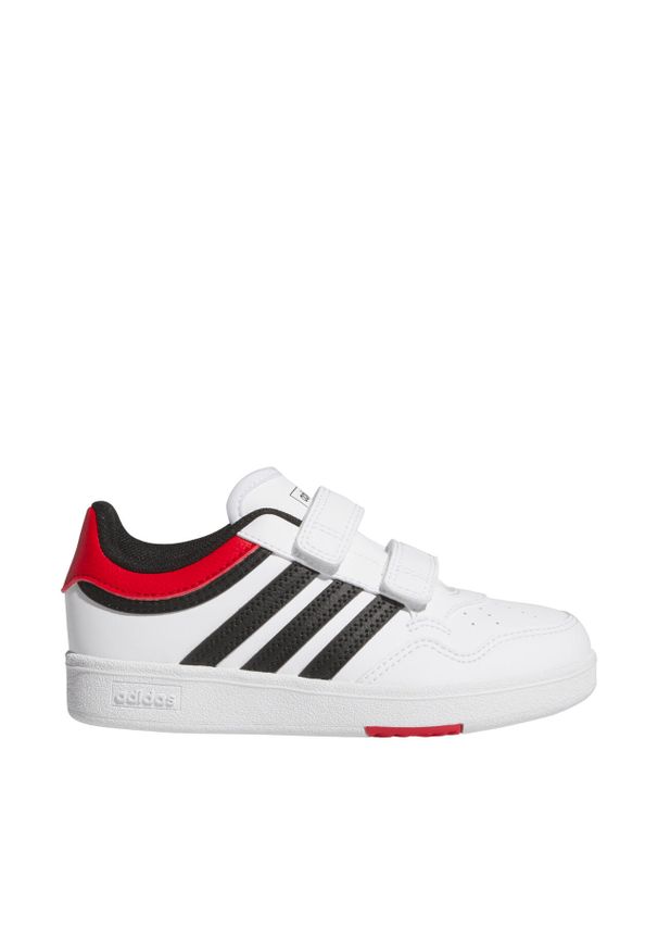 Adidas - Buty dla dzieci adidas Hoops 4.0 CF. Kolor: czerwony, biały, wielokolorowy, czarny. Sport: turystyka piesza
