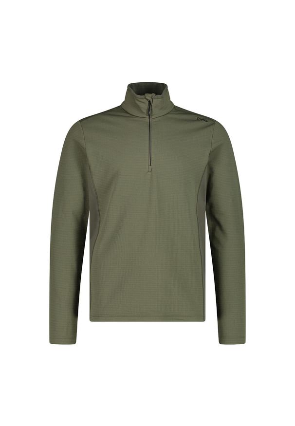 Golf męski techniczny CMP 3G10747. Typ kołnierza: golf. Kolor: zielony. Styl: sportowy. Sport: golf