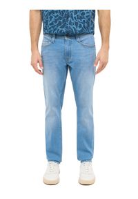 Męskie Spodnie Jeansowe Mustang Style Oregon Slim Denim Blue 1016316 5000 303