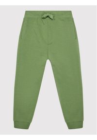 United Colors of Benetton - United Colors Of Benetton Spodnie dresowe 3EB5I0491 Zielony Regular Fit. Kolor: zielony. Materiał: dresówka, bawełna