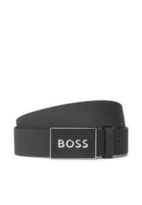 BOSS - Boss Pasek Męski 50471333 Granatowy. Kolor: niebieski. Materiał: skóra #1