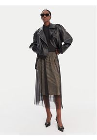 Liu Jo Sport Spódnica tiulowa TA6165 J5433 Czarny Regular Fit. Kolor: czarny. Materiał: syntetyk. Styl: sportowy #5