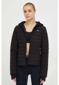 TOMMY HILFIGER - Tommy Hilfiger kurtka damska kolor czarny przejściowa. Kolor: czarny #5