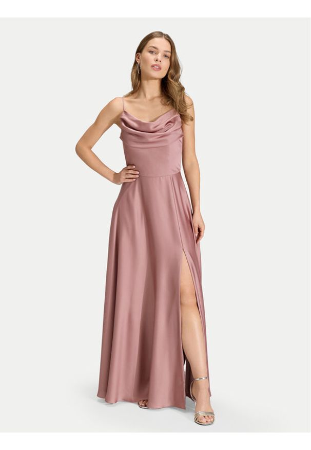 Swing Sukienka wieczorowa 5AI13600 Różowy Regular Fit. Kolor: różowy. Materiał: syntetyk. Styl: wizytowy