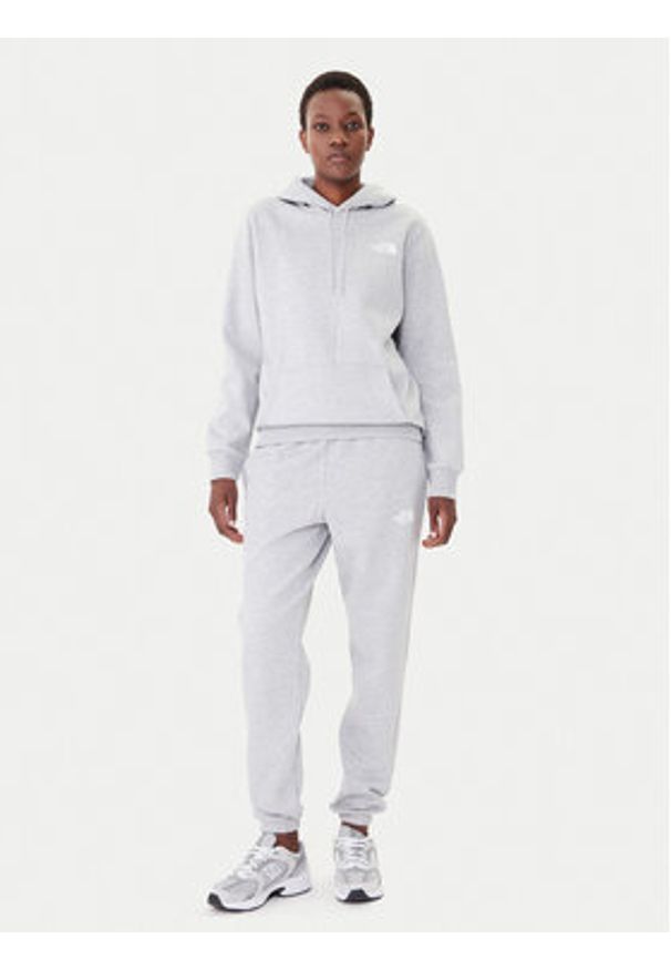 The North Face Spodnie dresowe Simple Dome NF0A8C1Y Szary Regular Fit. Kolor: szary. Materiał: syntetyk