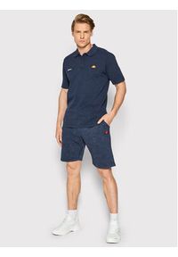 Ellesse Polo Montura Caustic SHM14371 Granatowy Regular Fit. Typ kołnierza: polo. Kolor: niebieski. Materiał: bawełna