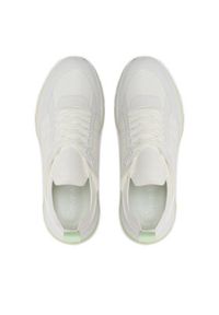 Calvin Klein Sneakersy Knit Runner Dynamic Lace Up HW0HW01446 Biały. Kolor: biały. Materiał: materiał #5