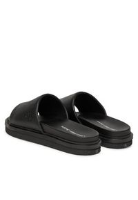 Calvin Klein Jeans Klapki Flat Molded Slide Sandal Lth YM0YM01225 Czarny. Kolor: czarny. Materiał: skóra #5