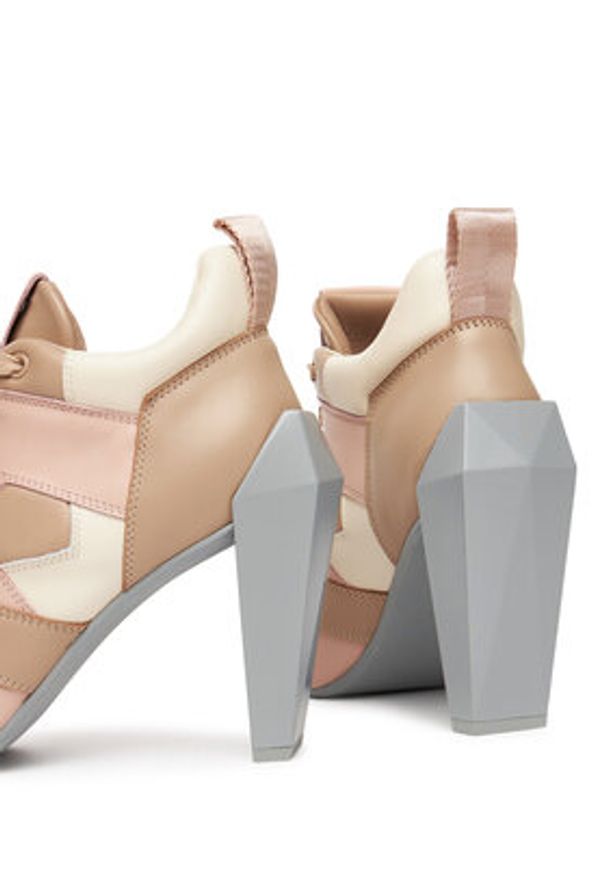 United Nude Półbuty Gem Sneaker Hi 1096386116 Beżowy. Kolor: beżowy. Materiał: skóra