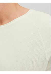 Jack & Jones - Jack&Jones Sweter 12157321 Écru Regular Fit. Materiał: bawełna