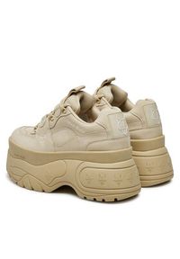 Naked Wolfe Sneakersy Sinner Beżowy. Kolor: beżowy. Materiał: skóra, nubuk #2