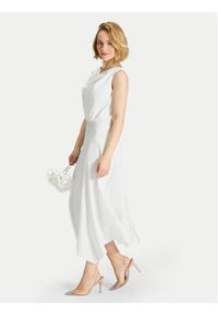 Swing Sukienka koktajlowa 5AJ16500 Biały Regular Fit. Kolor: biały. Materiał: syntetyk. Styl: wizytowy #2