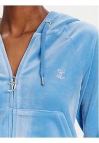 Juicy Couture Bluza Madison JCWA122001 Niebieski Slim Fit. Kolor: niebieski. Materiał: syntetyk